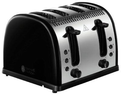 Russell Hobbs Legacy 4 Slice Toaster - Black